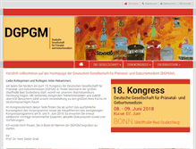 Tablet Screenshot of dgpgm.de